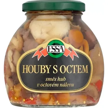 Konzervovaná houba Essa Houby v octovém nálevu 530 g