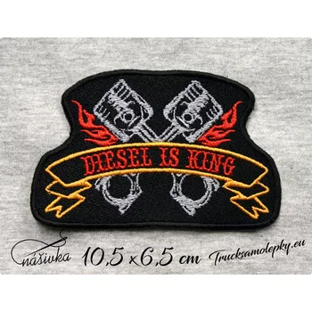 Nášivka DIESEL IS KING PISTONS / 042 (Nášivka / Nažehlovačka)