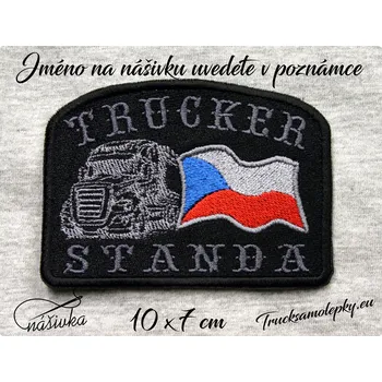 Nášivka Nášivka TRUCKER se jménem / 050 (Nášivka / Nažehlovačka)