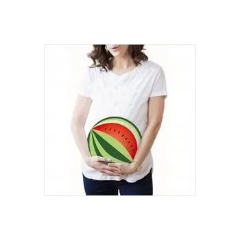 Dámské tričko Mikina Tričko Těhotenské ARBUZ velikost S pro maminku