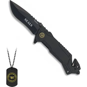 kapesní nůž Nůž zavírací SEALS + pouzdro + DOG TAG (Nůž zavírací SEALS + pouzdro + DOG TAG)