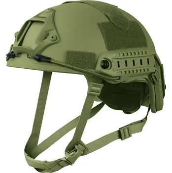 Helma FAST výsadkářská plastová kompletní velcro ZELENÁ (Helma FAST výsadkářská plastová kompletní velcro ZELENÁ)