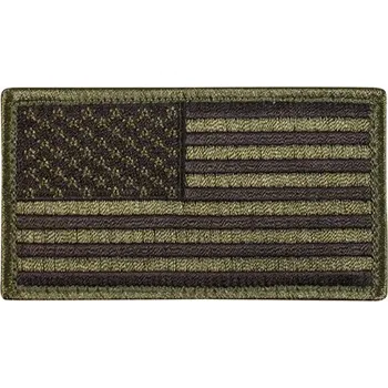 Nášivka Nášivka USA vlajka 4,5 x 8,5 cm ČERNÁ/ZELENÁ (Nášivka USA vlajka 4,5 x 8,5 cm ČERNÁ/ZELENÁ)