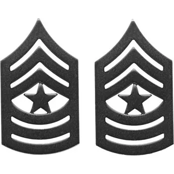 Odznak hodnostní - SgtMaj.MC - ČERNÝ (Odznak hodnostní - SgtMaj.MC - ČERNÝ)