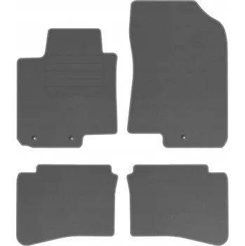 autokoberec Velurové autokoberce s upevněním v sadě Edecor