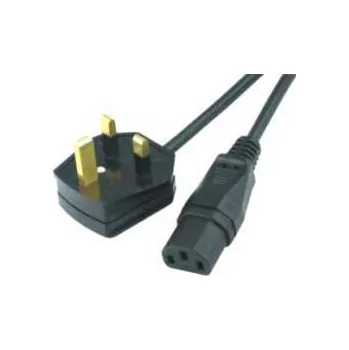 Napájecí kabel KAB45.815IEC Napájecí kabel s britskou zástrčkou GB a PC zásuvkou, 1.5m