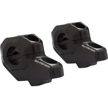 Řídítka Zvýšení řídítek Ø 22 mm, 30mm nahoru,21 mm dozadu - černé