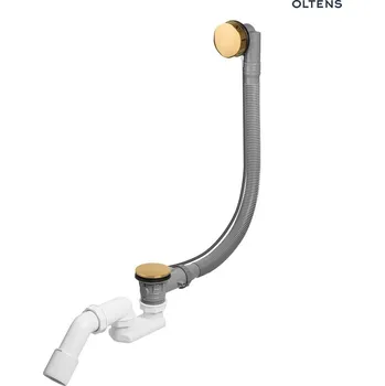 Sifon Oltens Oster automatický vanový sifon s kolečkem, zlatý 03001800