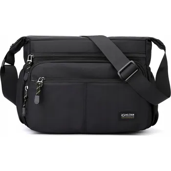 Pánská taška přes rameno kabelka přes rameno černá