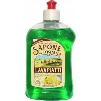 Mycí prostředek Sapone di Toscana Lavapiatti Limone prostředek na mytí nádobí s vůní citronu 500 ml