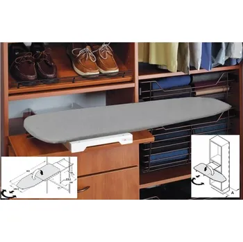 Žehlicí prkno Žehlicí prkno k montáži na stěnu nebo dveře Hafele 95 cm x 30 cm