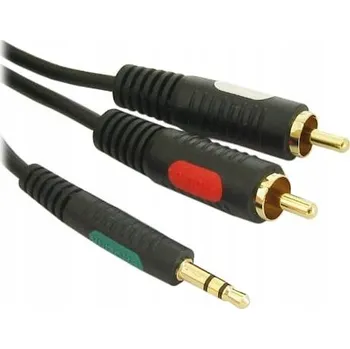 Audio kabel Optický kabel Begli minijack (3,5 mm) - 2x RCA (cinch) 1,2 m