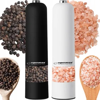 Kuchyňský mlýnek Elektrický mlýnek tutu ELEKTRICKÝ MLÝNEK NA SŮL A PEPŘ SADA 25 W černý