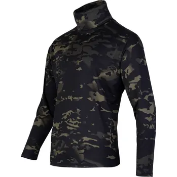 Pánské tričko Triko TACTICAL ROLLNECK s dlouhým rukávem VCAM BLACK (Triko TACTICAL ROLLNECK s dlouhým rukávem VCAM BLACK)
