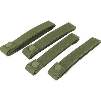 Poutka pro upevnění výstroje MODULAR 15cm/4ks ZELENÉ (Poutka pro upevnění výstroje MODULAR 15cm/4ks ZELENÉ)