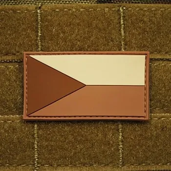 Nášivka Nášivka VLAJKA ČR plast velcro DESERT (Nášivka VLAJKA ČR plast velcro DESERT)