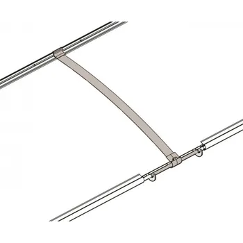 Stříška nad vchodové dveře Spojovací článek pro napojení vchodových stříšek Aquila Spojovací článek