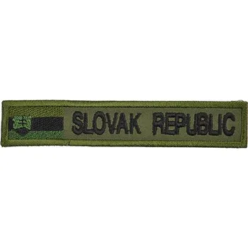 Nášivka Nášivka SLOVAK REPUBLIC + VLAJKA - OLIV (Nášivka SLOVAK REPUBLIC + VLAJKA - OLIV)