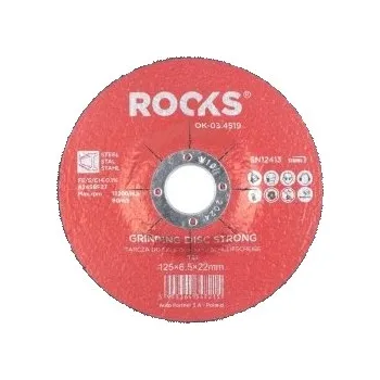 Kotouč na broušení kovu STRONG 125x6,5x22,2 - T27 ROOKS