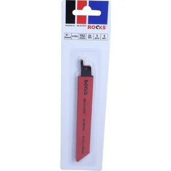 Pilový list pro šavlovou pilu, bimetal, ocel, 24 TPI x 152 mm OK034510 ROOKS