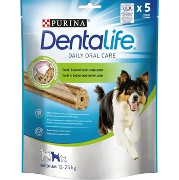 Pamlsek pro psa Nestlé Česko s.r.o. Purina DentaLife Medium 115 g 15 - 25 kg 5tyčinek