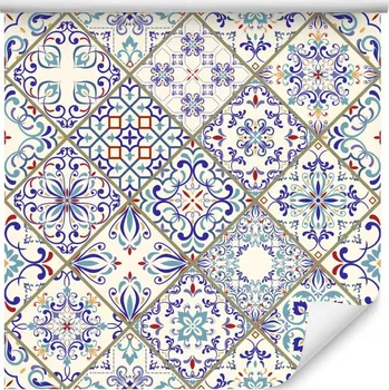 Tapeta Tapeta na zeď do jídelny Barevná MOZAIKA Ozdoba