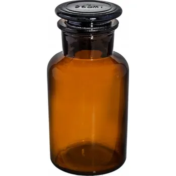 Láhev Skleněná láhev Purocosmetics 250 ml hnědá