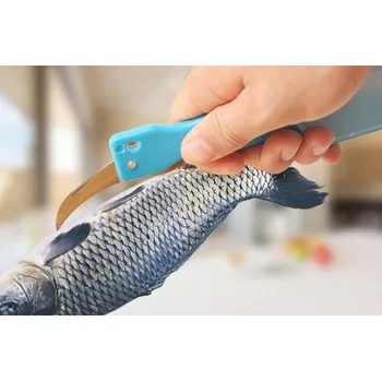 Kuchyňská škrabka VÍCEÚČELOVÝ NŮŽ ŠKRABKA NA RYBY ŠKRABKA NA ŠUPINY