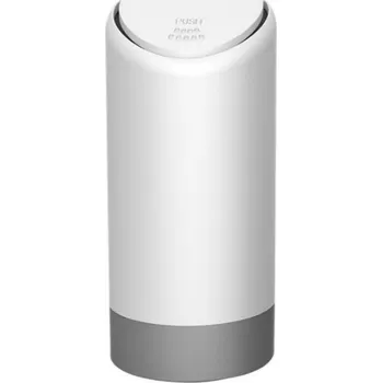 Odpadkový koš Odpadkový koš silikonový do auta, do držáku na pití, BÍLÝ