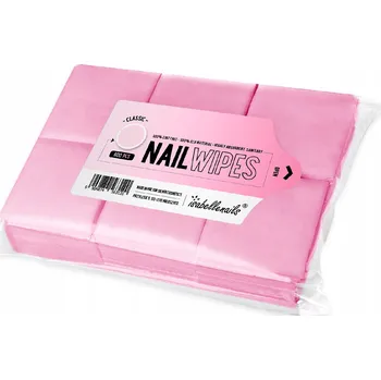 Isabellenails BEZPRAŠNÉ kosmetické vatové tampony hladké na nehty Růžové 600 ks