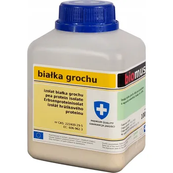 Protein Hrachový protein rostlinný protein 100g BIOMUS čistý