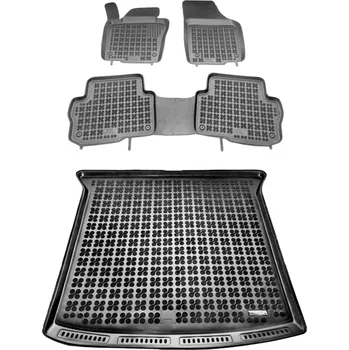 autokoberec Gumová sada autokoberců a rohož do kufru Volkswagen Sharan II 2010-2022 5místný/7místný