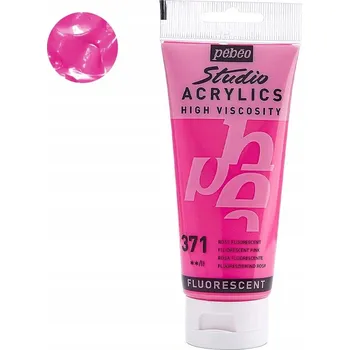 Výtvárné potřeby Akrylové barvy Pebeo růžová 1 ks 100 ml