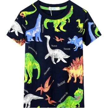 CHLAPECKÉ TRIČKO tm.modré Kugo HC9340 (Chlapecké tričko krátký rukáv)