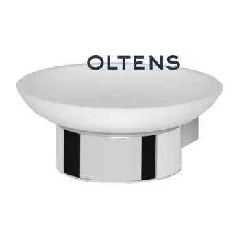 Mýdlenka Oltens Vernal mýdlenka s držákem, bílá, keramika/chrom 84102000