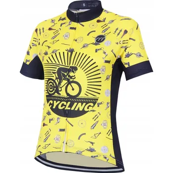 cyklistický dres Madani: pánský cyklistický dres WORKSHOP s krátkým rukávem, velikost L