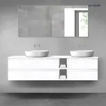 Oltens Vernal sada koupelnového nábytku 180 cm s horní deskou, lesklá bílá 68637000