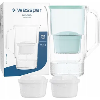 Filtrační konvice Filtrační konvice Wessper D1 SOLID FutureFlow 3,3 l zelená