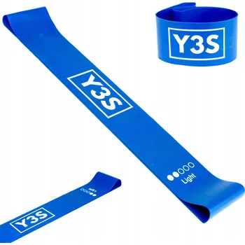 MINI POSILOVACÍ GUMA (ODPOR 3-5 kg) 30 cm - modrá Y3S