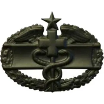 Odznak US COMBAT MEDICAL 2nd AWARD ČERNÝ (Odznak US COMBAT MEDICAL 2nd AWARD ČERNÝ)