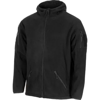Pánská mikina Mikina FLEECE na zip s kapucí TACTICAL ČERNÁ vel. L (Mikina FLEECE na zip s kapucí TACTICAL ČERNÁ vel. L)