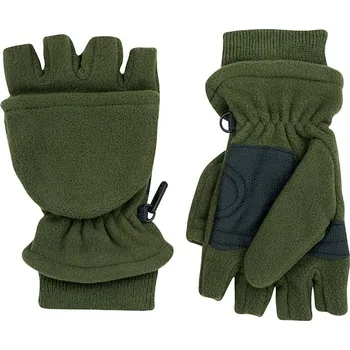 Rukavice Rukavice fleece SHOOTERS kombi s výstuží ZELENÉ vel. M (Rukavice fleece SHOOTERS kombi s výstuží ZELENÉ vel. M)