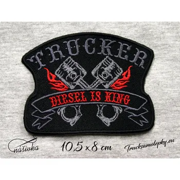 Nášivka TRUCKER Diesel is king / 046 (Nášivka / Nažehlovačka)