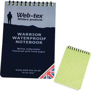 Zápisník Zápisník nepromokavý web-tex 10x15cm (Zápisník nepromokavý web-tex 10x15cm)