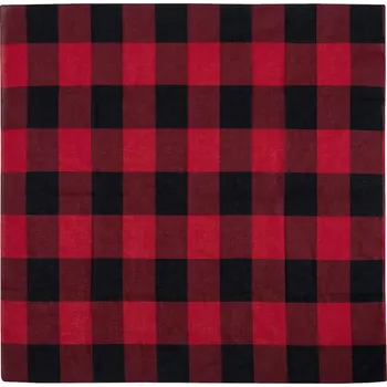 Šátek Šátek JUMBO kostkovaný PLAID velký ČERVENO-ČERNÝ (Šátek JUMBO kostkovaný PLAID velký ČERVENO-ČERNÝ)