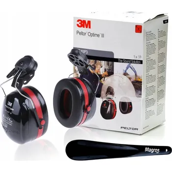 Chránič sluchu Sluchátka s ochranou proti hluku 3M Mušlové chrániče sluchu na helmu 3M OPTIME III H540P3E