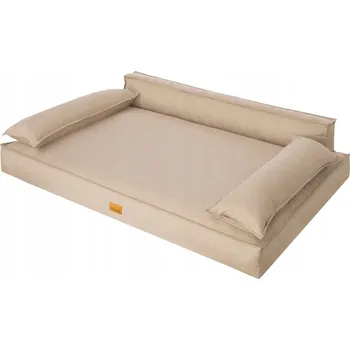 Pelíšek pro psa Pelíšek Pohovka pro středního psa XL 99x66 cm Béžová Doggy Hobbydog