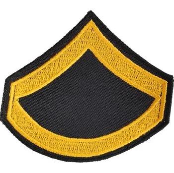 Nášivka Nášivka US hodnost PRIVATE FIRST CLASS - ZLATÁ (Nášivka US hodnost PRIVATE FIRST CLASS - ZLATÁ)
