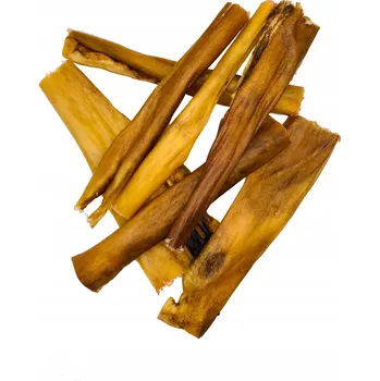 Pamlsek pro psa Hovězí kůže Přírodní sušená Žvýkací kost 20 cm 500g