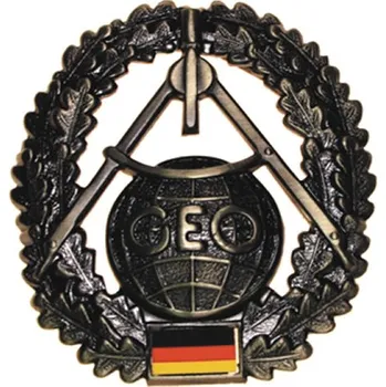 Odznak BW na baret Topographietruppe kovový (Odznak BW na baret Topographietruppe kovový)